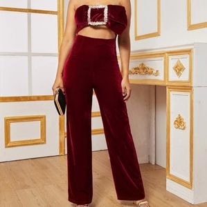 Velvet Jumpsuit Once worn